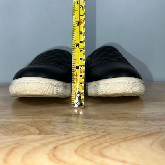 Steve Madden Zaander Quilted Slip on Leather Flocked Fashion Sneaker Women’s 6 - Picture 4 of 12